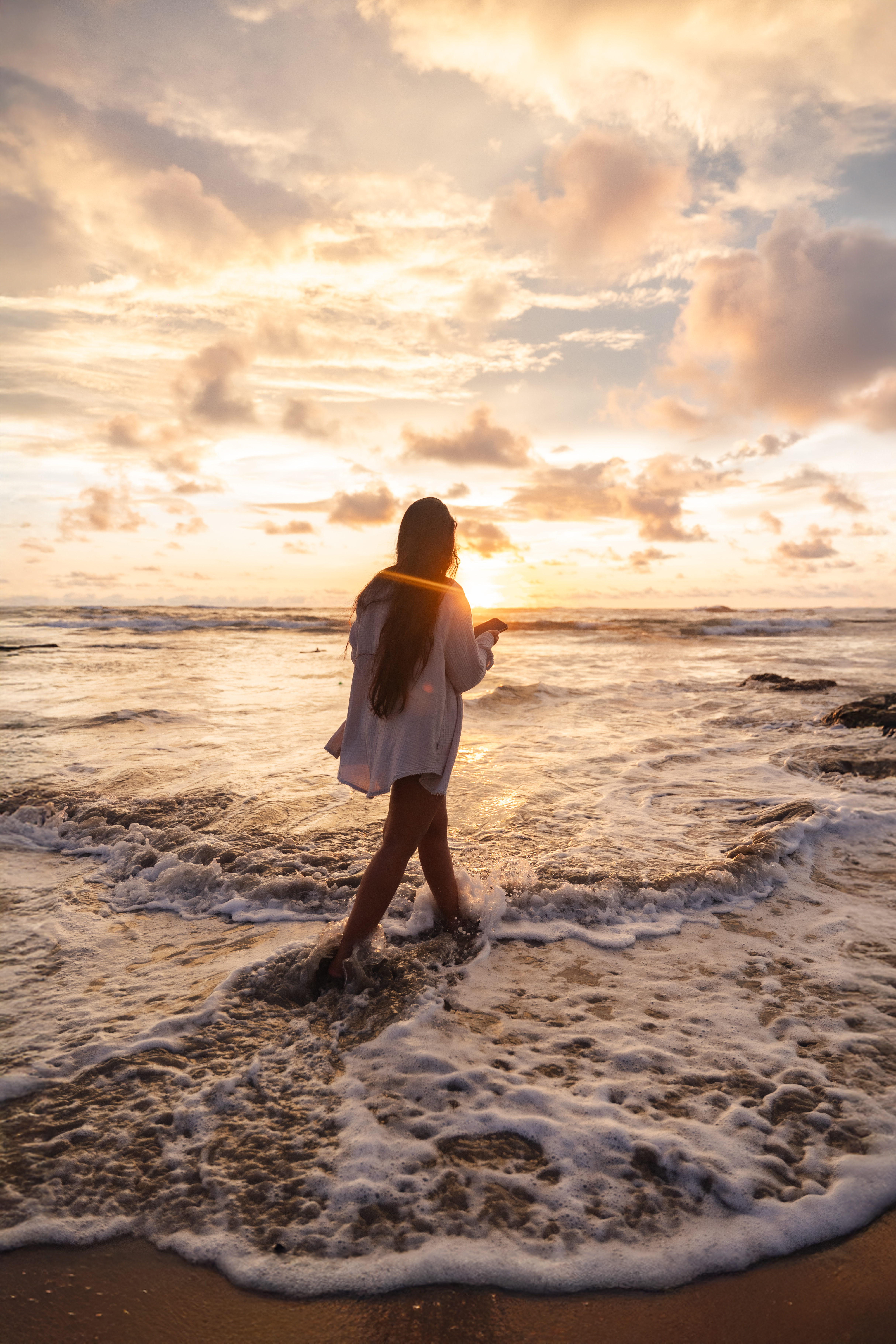 Candid behind-the-scenes shot during a Costa Rica retreat session