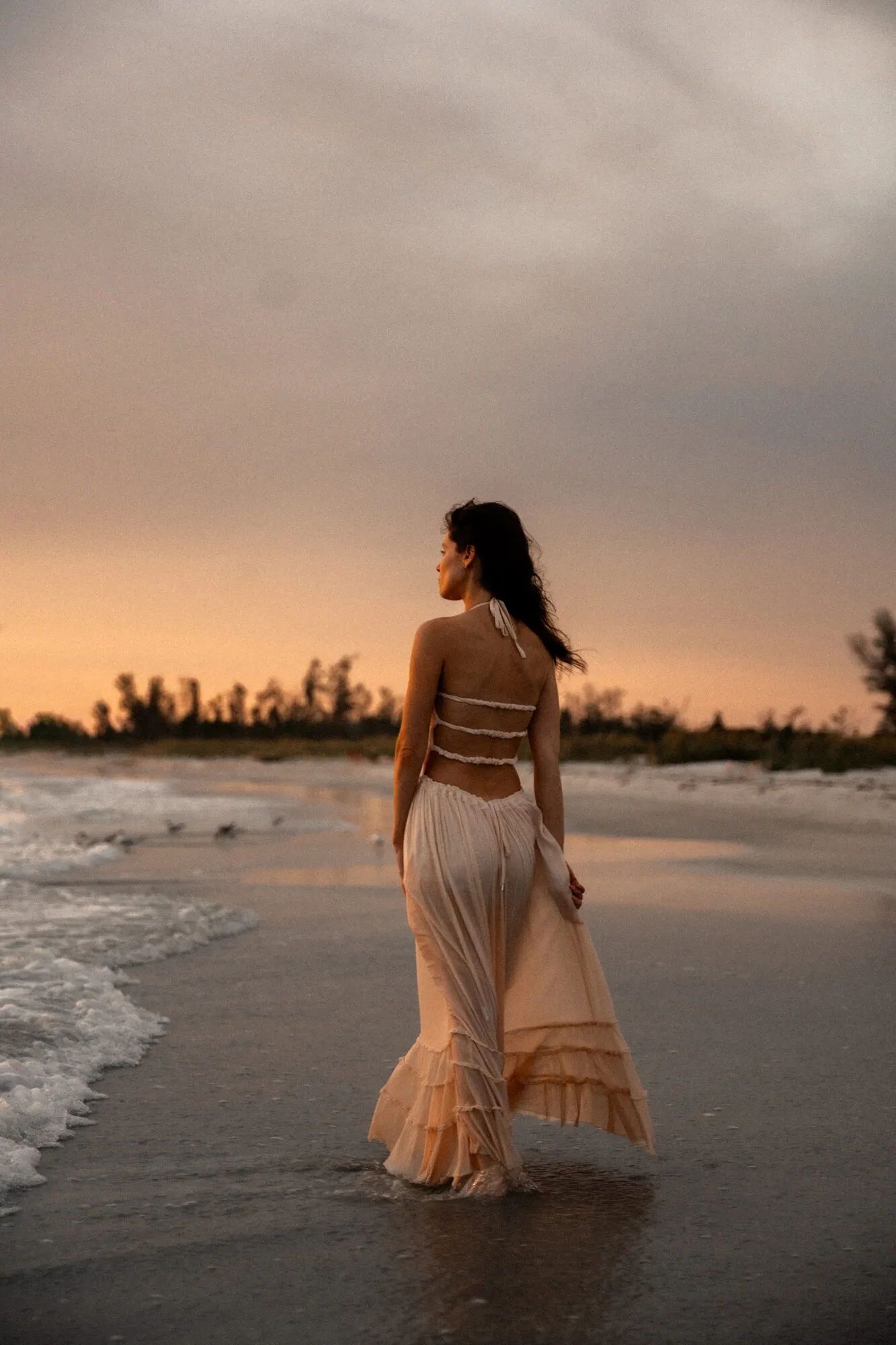 Golden-hour portrait session with warm backlight