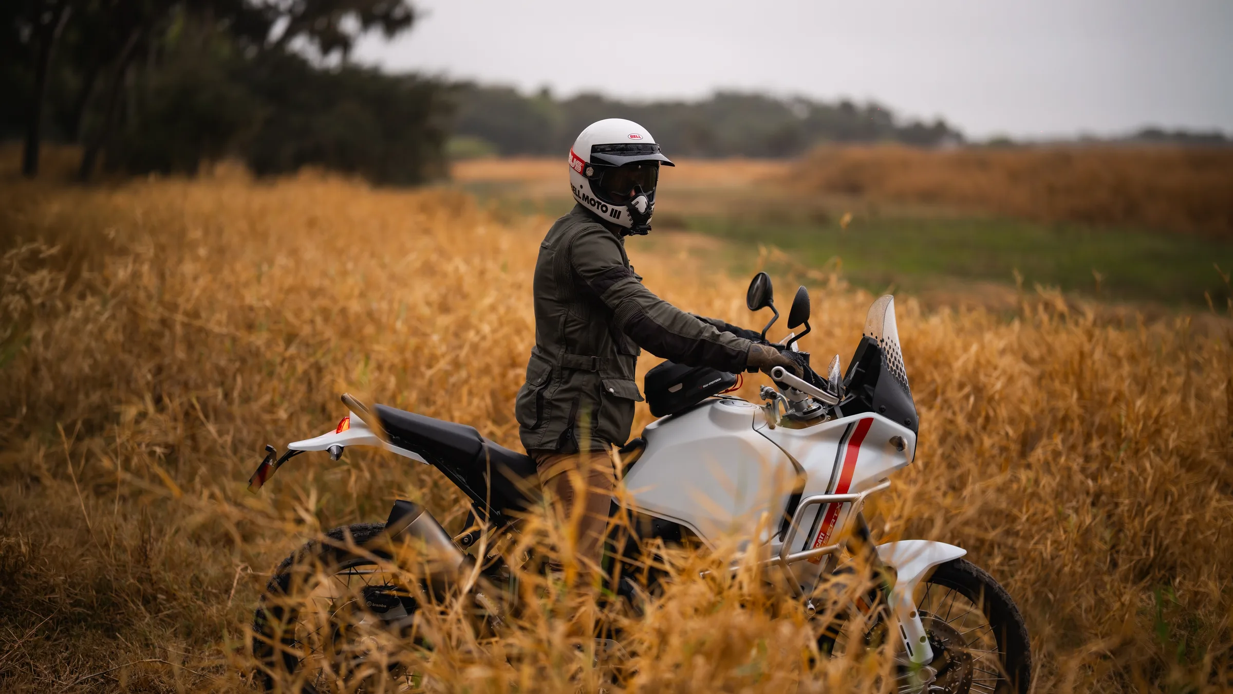 Editorial motorcycle brand photography session